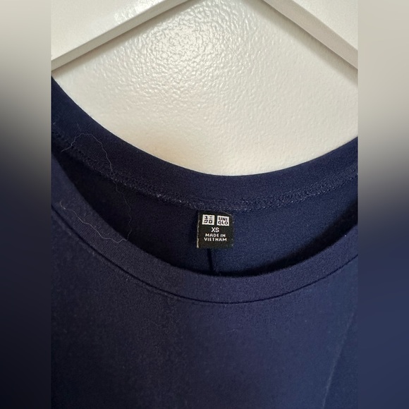 Blue uniqlo swing dress in super comfy fabric - Picture 5 of 7